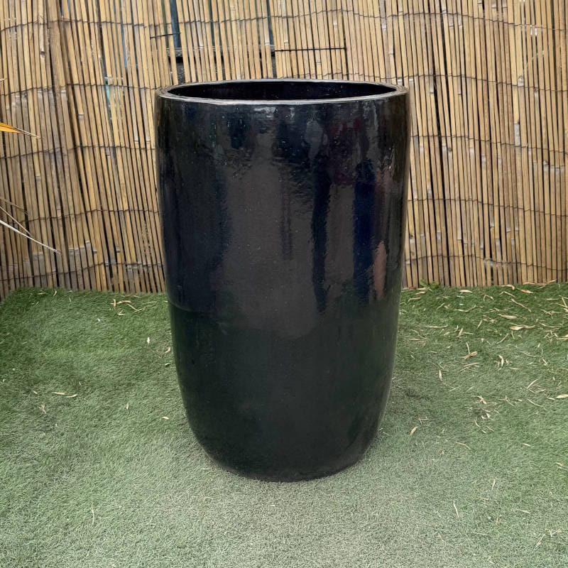 Glazed Dark Grey Giant Cylinder - Image 3
