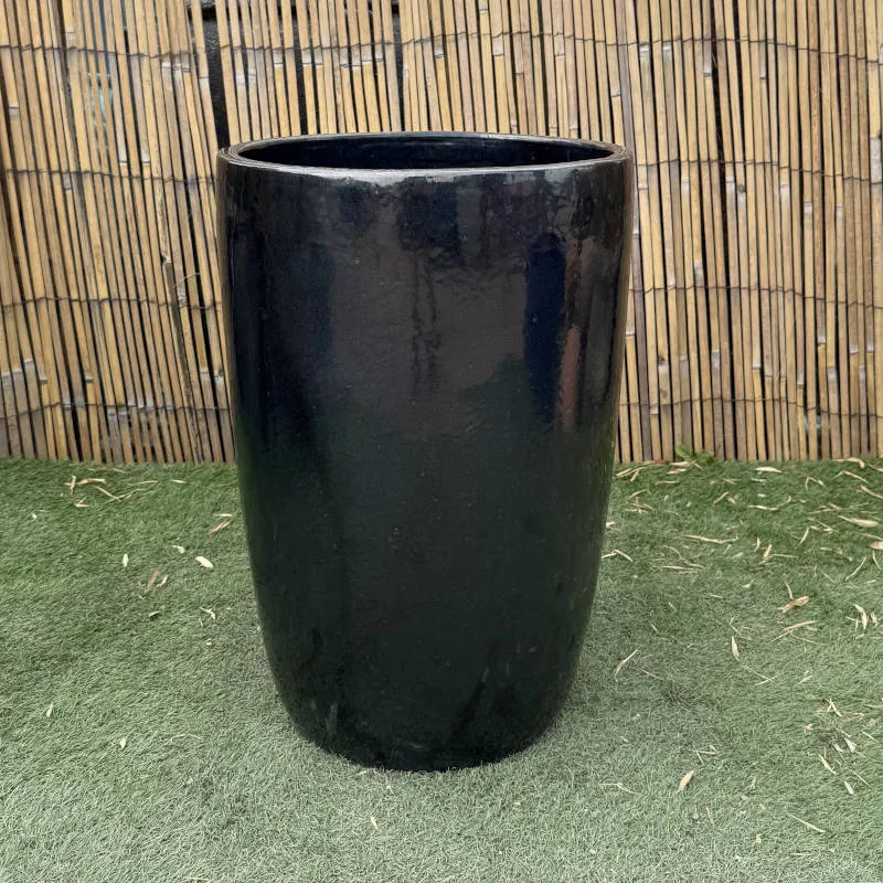 Glazed Dark Grey Giant Cylinder - Image 4