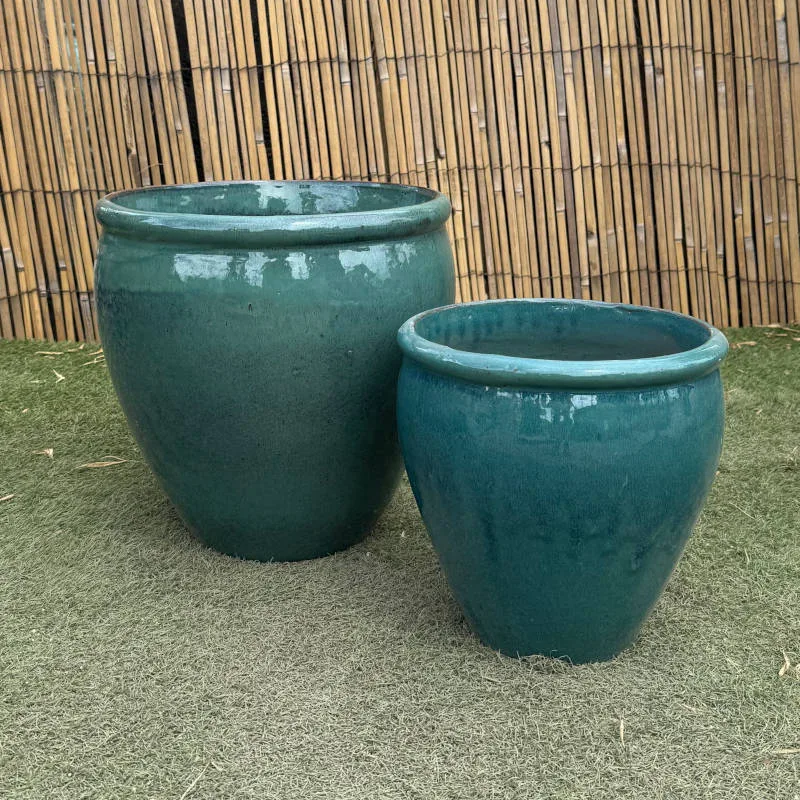 Glazed Green Rimmed Egg - Image 4
