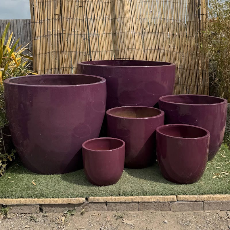 Glazed Lilac Vaso Giant Egg