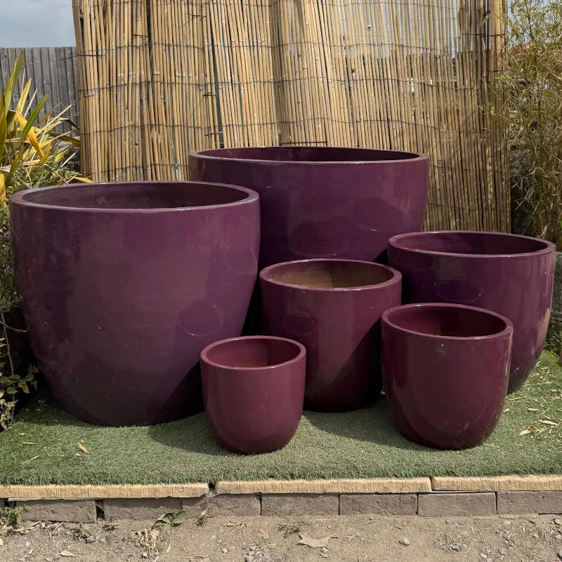Glazed Lilac Vaso Giant Egg