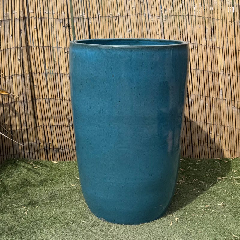Glazed Turquoise Giant Cylinder - Image 2