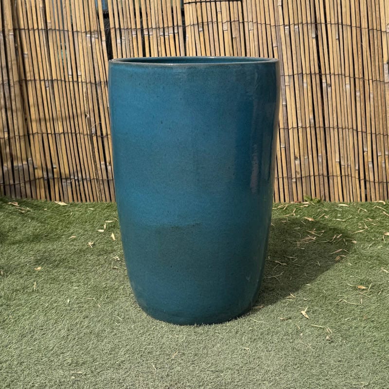 Glazed Turquoise Giant Cylinder - Image 4