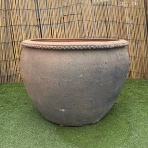 Old Stone Plain Round Wavy Rim Large Second