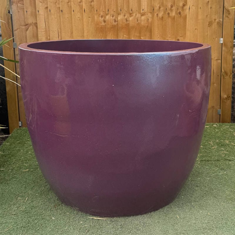 Glazed Lilac Vaso Giant Egg Extra Large Second