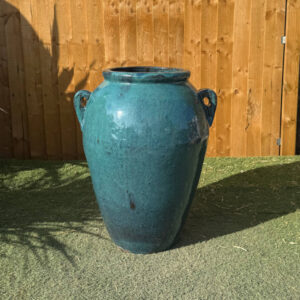 Glazed Two Handle Monkey Jar Second