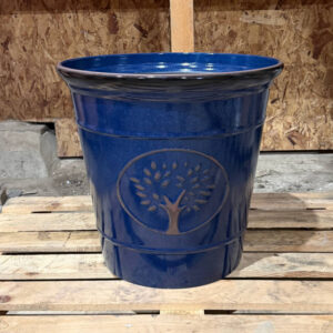 Lightweight Blue Blenheim Pot