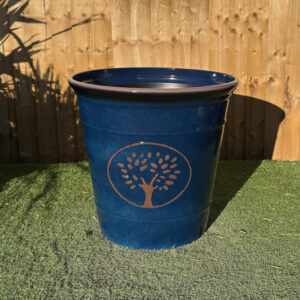 Lightweight Blue Blenheim Pot