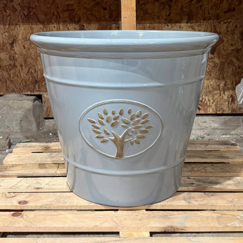Lightweight Grey Ascot Pot